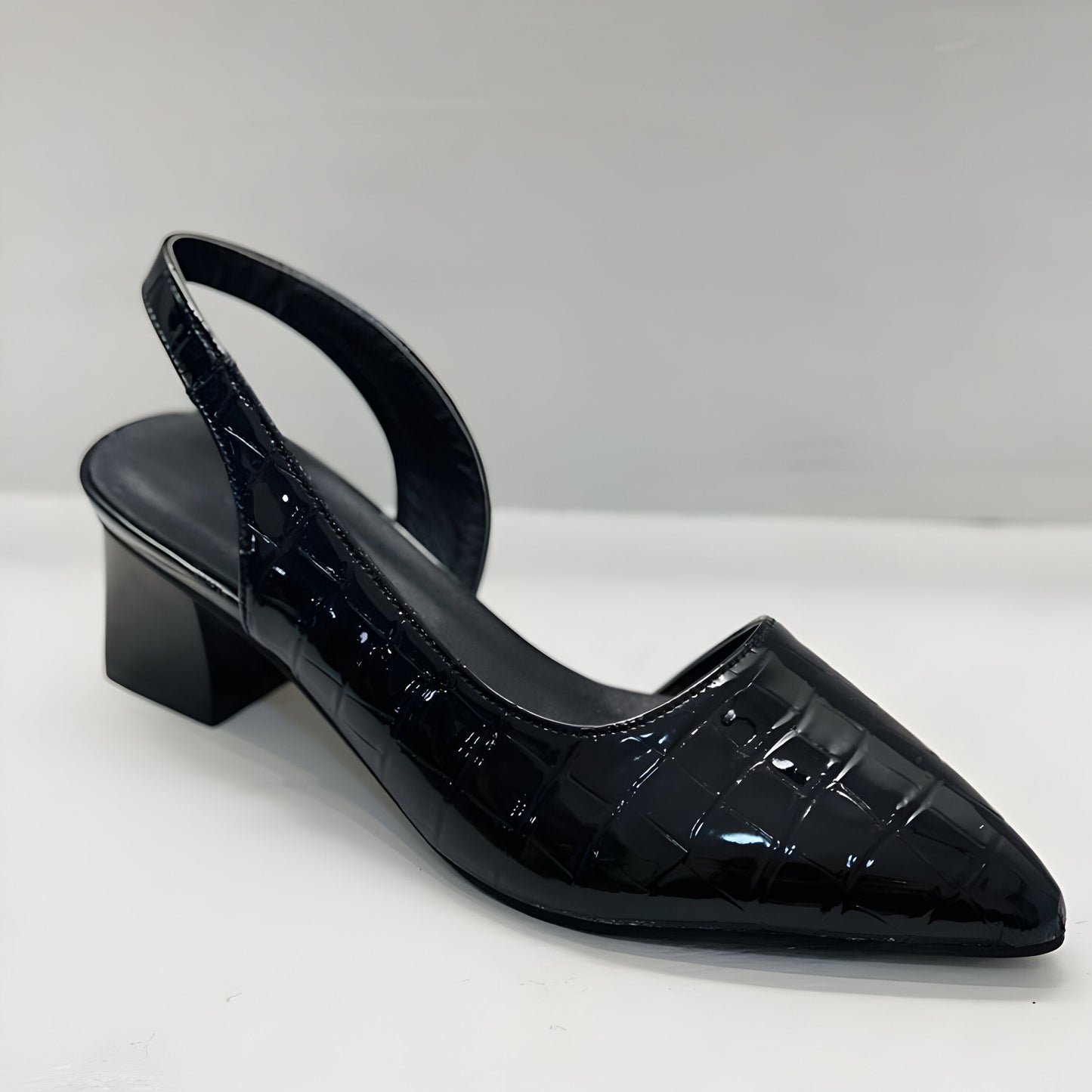 Graziella - Zapatos de Tacón con Punta Ancha