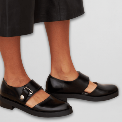 Antonietta - Zapatos Mary Jane Clásicos con Hebilla Ajustable