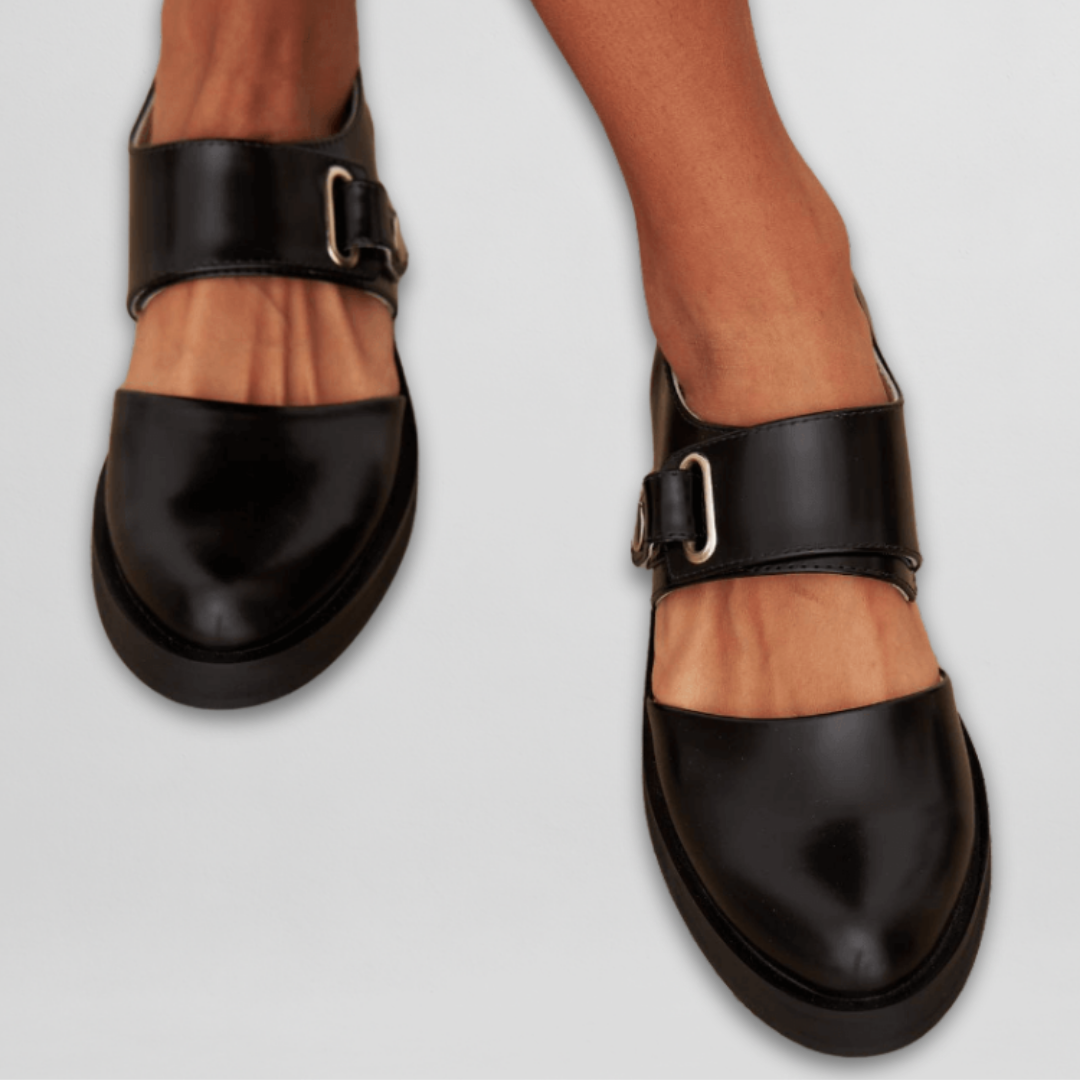 Antonietta - Zapatos Mary Jane Clásicos con Hebilla Ajustable