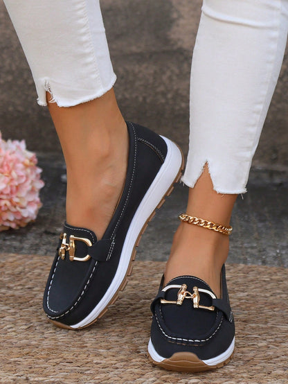 Daniela - Mocasines de Plataforma con Hebilla
