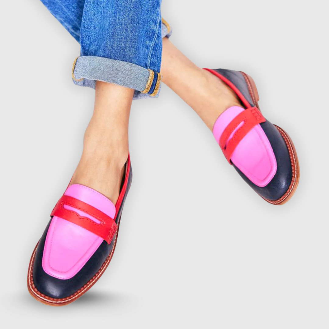 Giuliana - Mocasines en Contraste