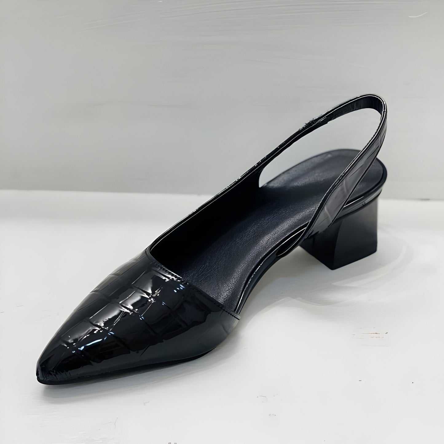 Graziella - Zapatos de Tacón con Punta Ancha