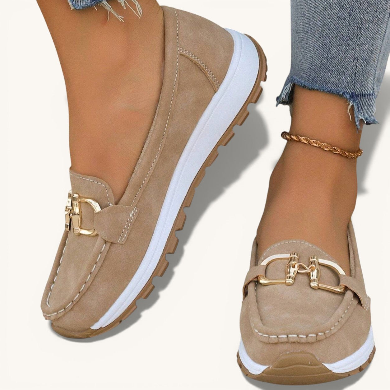 Daniela - Mocasines de Plataforma con Hebilla